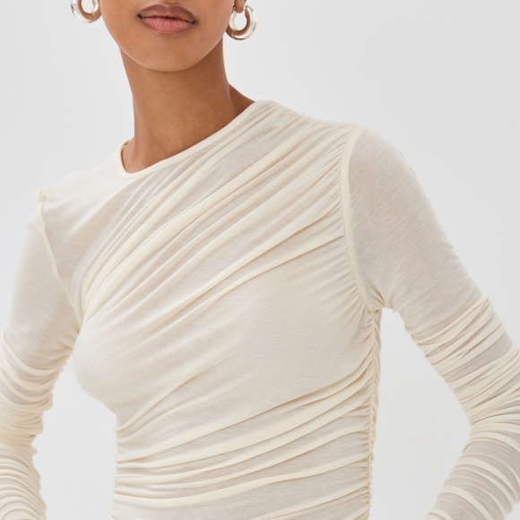 AGOLDE Tania Twist Tee - Picture 4 of 7